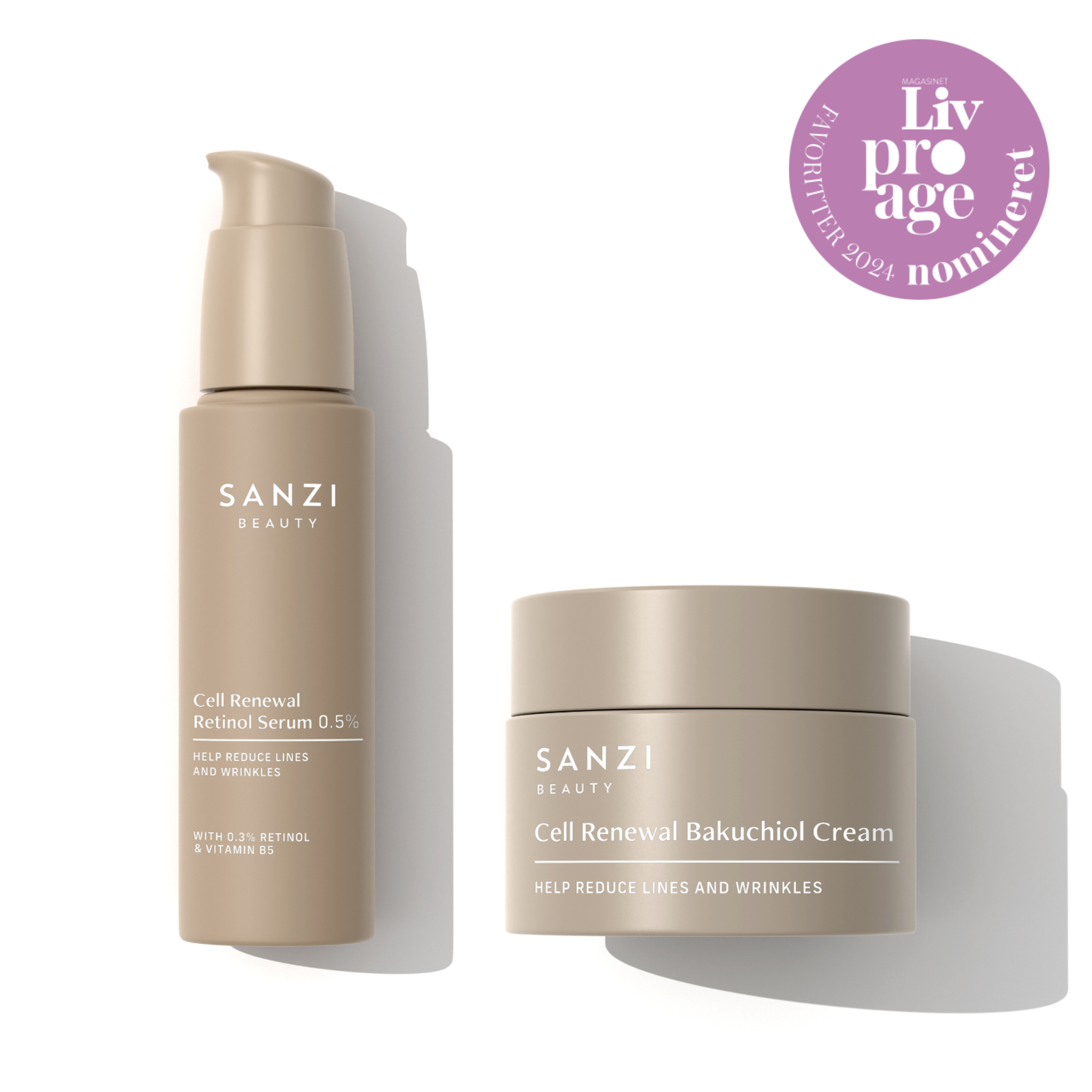 BUNDLE: RETINOL SERUM 0.5%/ 0.3% + BAKUCHIOL CREAM