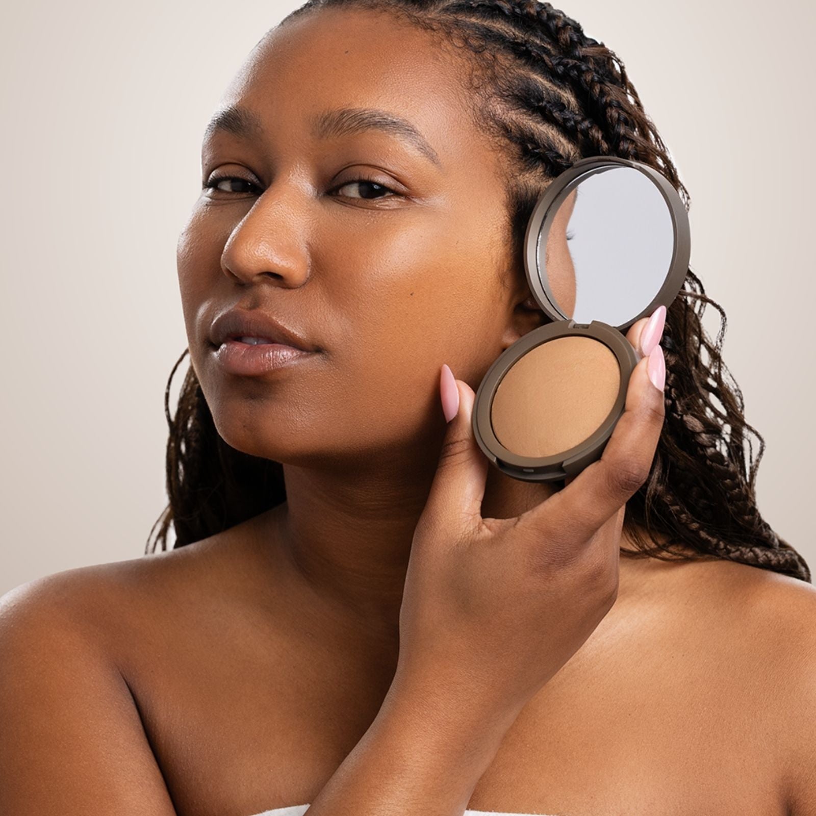BUNDLE: SILKY BAKED POWDER + KABUKI BRUSH