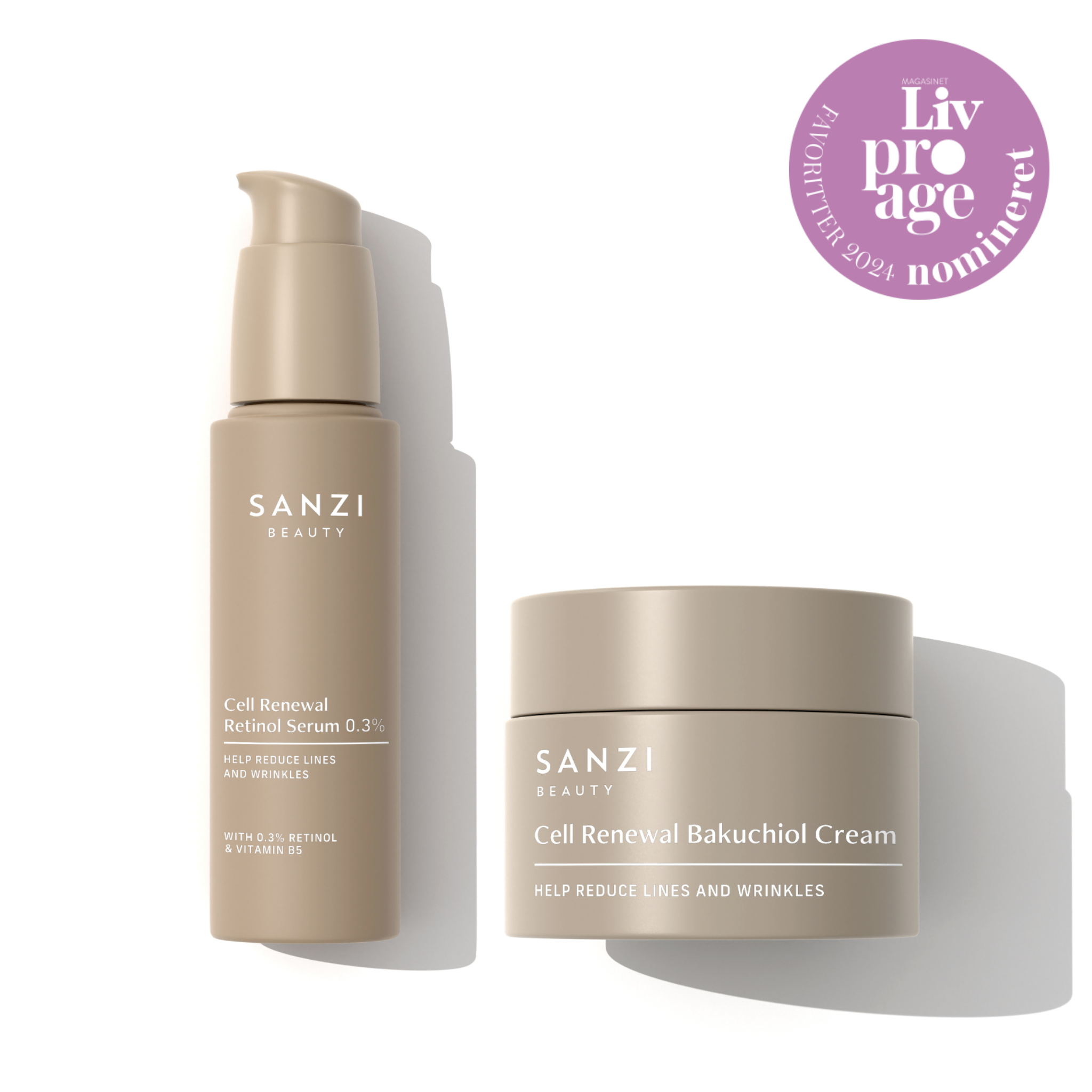 BUNDLE: RETINOL SERUM 0.5%/ 0.3% + BAKUCHIOL CREAM