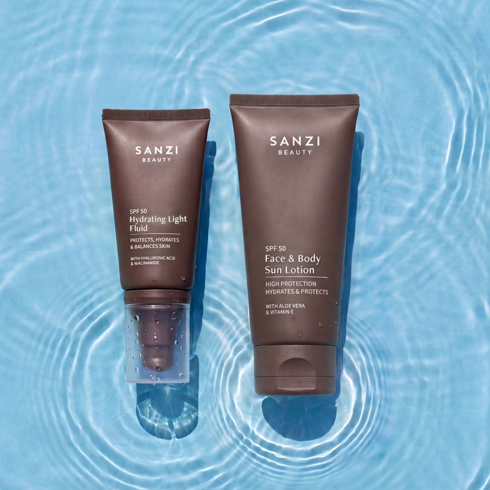 BUNDLE: HYDRATING LIGHT FLUID SPF30/50 + FACE & BODY SUN LOTION SPF30/50