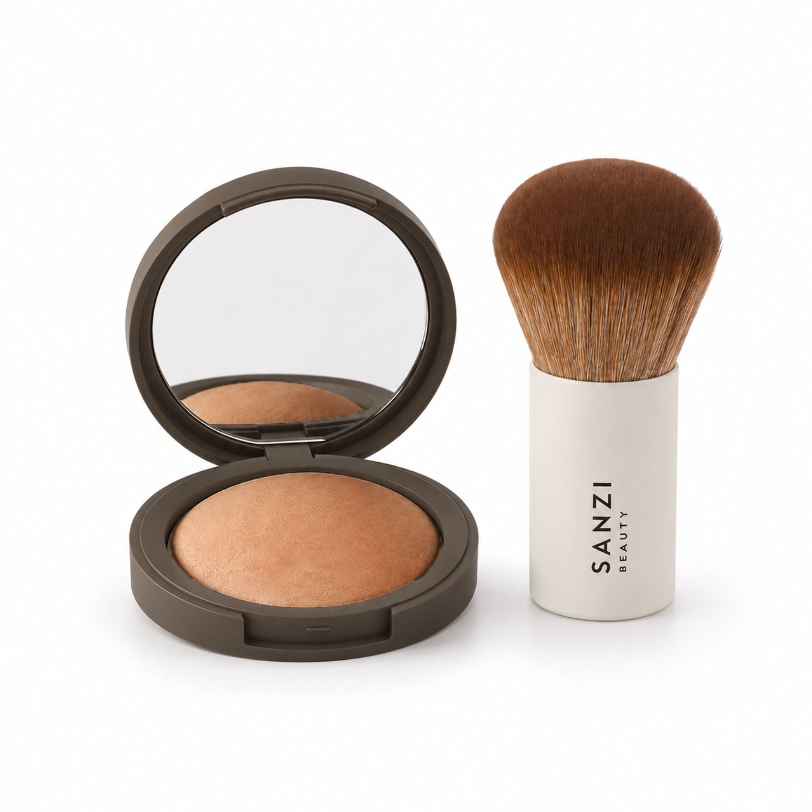 BUNDLE: SILKY BAKED POWDER + KABUKI BRUSH