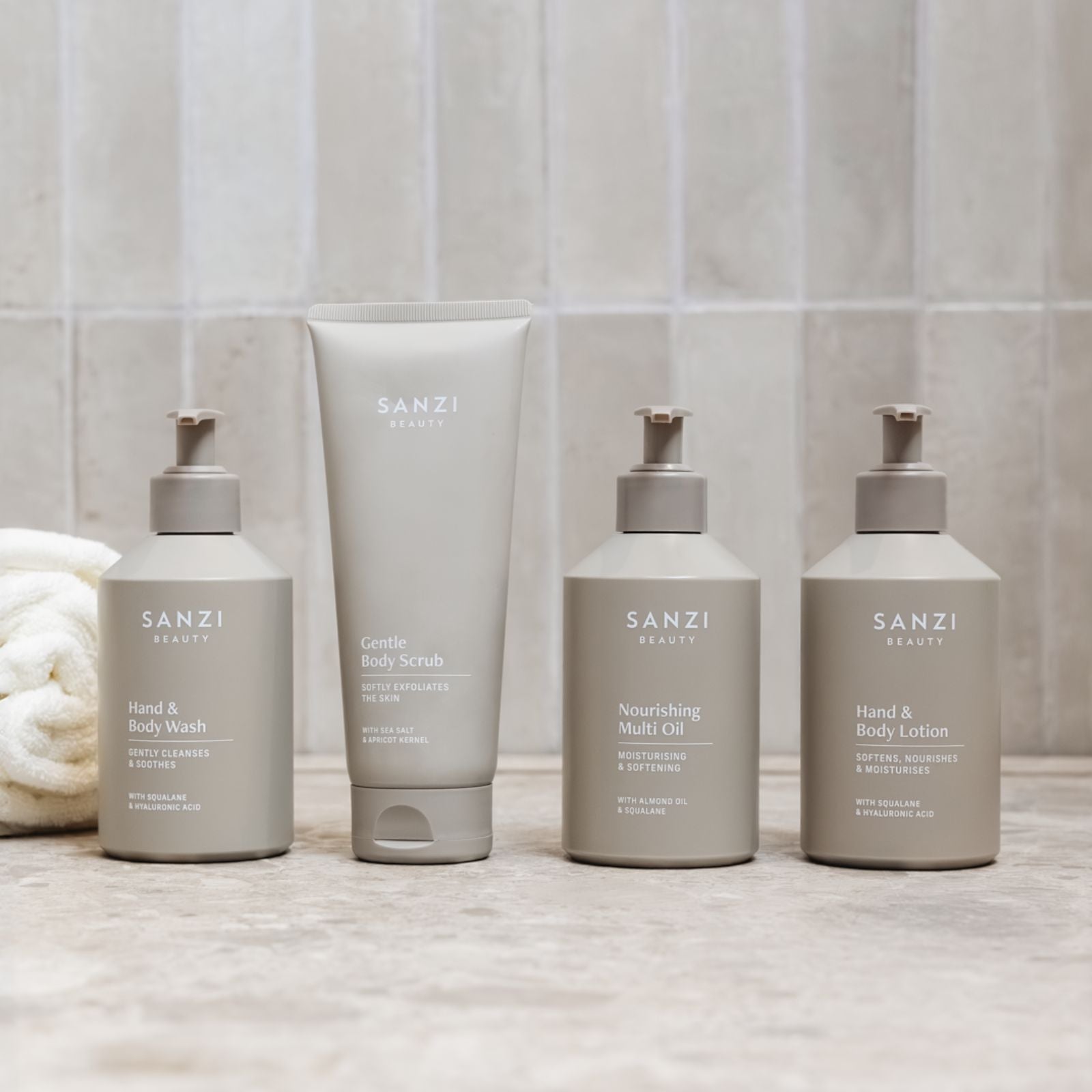 BUNDLE: BODY WASH + BODY LOTION + MULTI OIL + BODY SCRUB